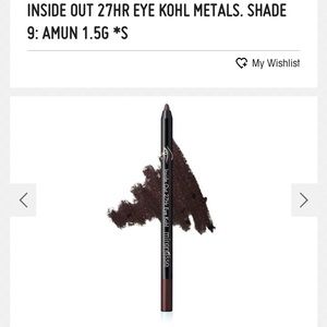 kohl eyeliner - metallic brown